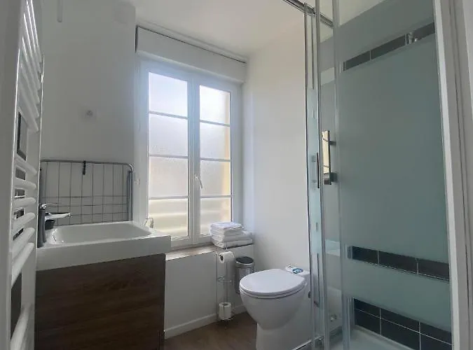 Il Y A De L'amour Dans L'air - Lit King Size Daire Arromanches-les-Bains